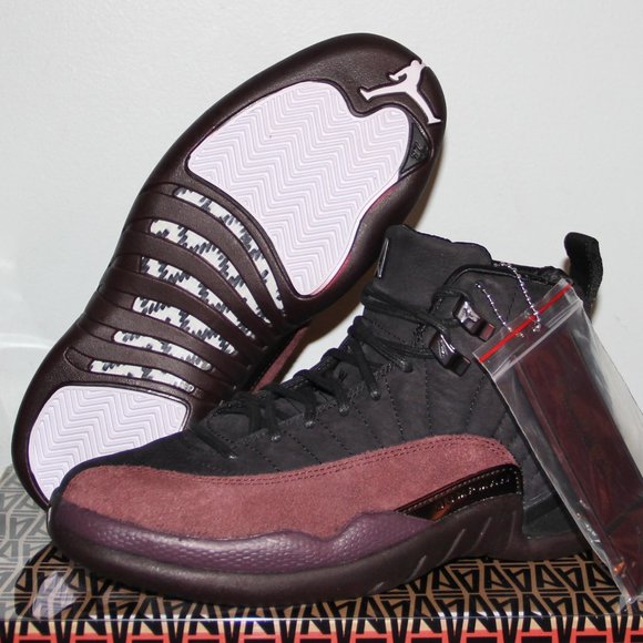Nike Air Jordan 12 Retro SP A Ma Maniere Womens 8 Mens 6.5 Black - Picture 1 of 10